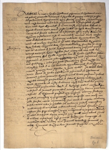 Sprawozdanie z dostarczenia pozwu do Dębowej Łęki 14 stycznia 1597 r.