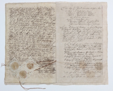 06. Dokument z 1884 roku w języku niemieckim